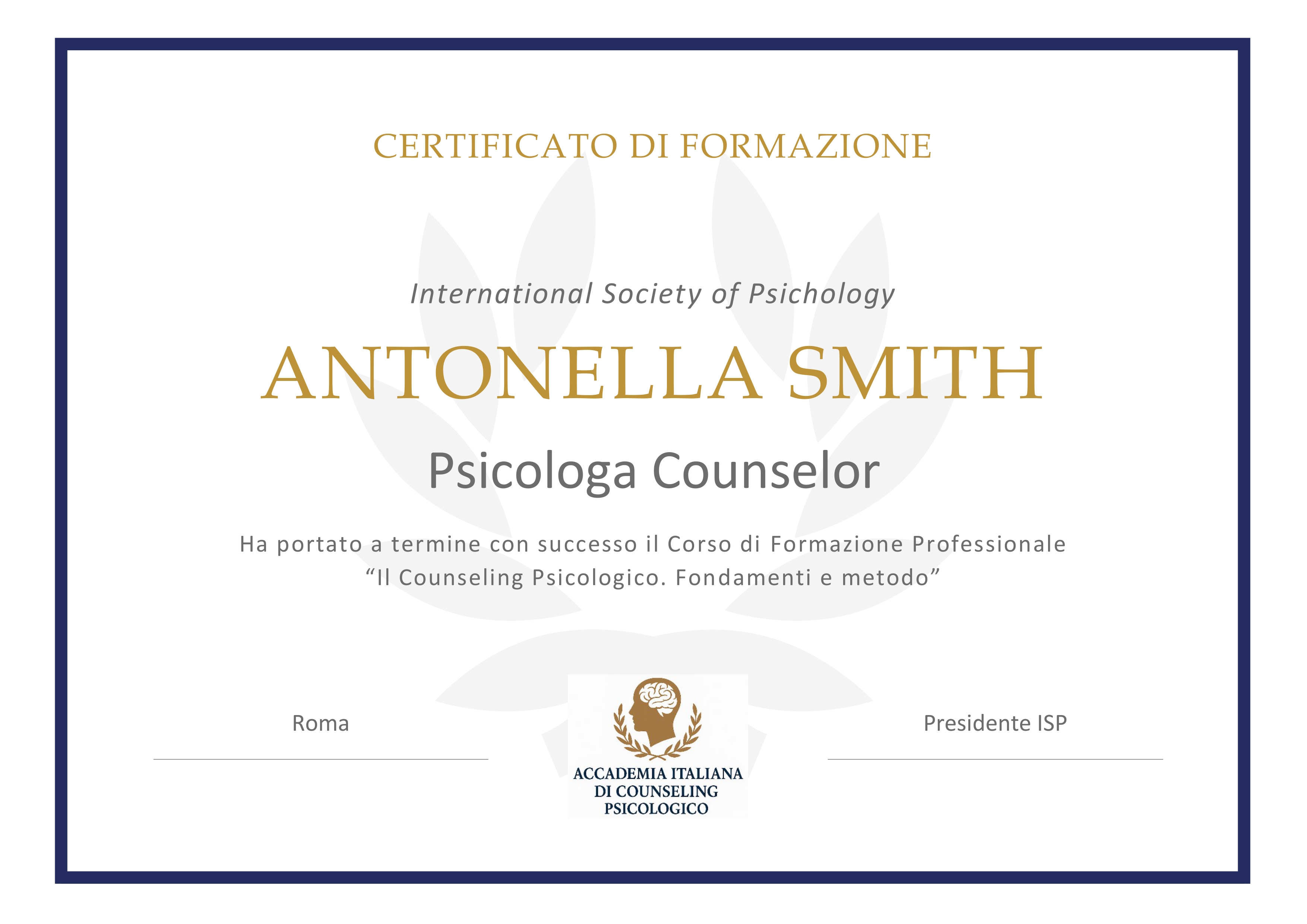 Il Counseling Psicologico. Fondamenti e metodo.